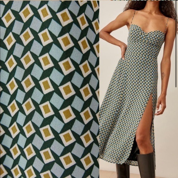 Reformation Juliette Dress in Mosaic - Picture 3 of 6